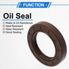 Oil Seal 45x70x12mm 2 x Seal Ring Rotary Shaft Seal FKM Rubber