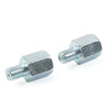 Universal Motorcycle Rear View 10mm to 8mm Mirror Adapter Bolts