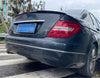 Mercedes C Class W204 Sedan ABS Black M4 Style Rear Trunk Spoiler (2008-2014)