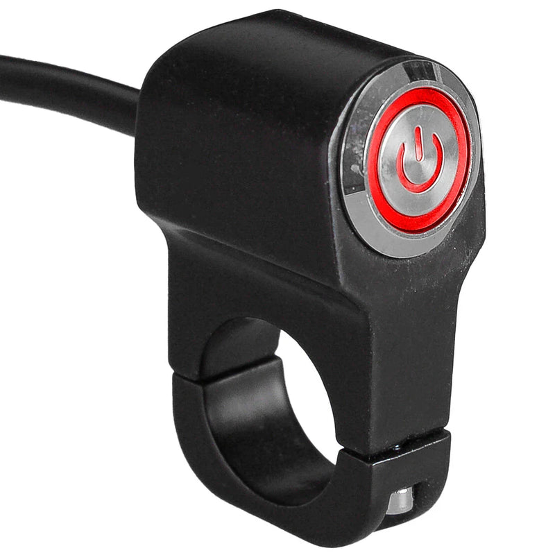Motorcycle 12V 7/8" Handlebar Headlight Fog Spot Light Switch (All Years)