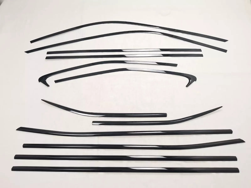 Toyota Highlander Steel Window Side Frame Black Molding Cover Trim (2020-2023)