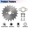 Dirt Bike Mini Bike 19T 17mm Front Engine Sprocket