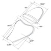 Suzuki GSXR1000 Black Rider Driver & Passenger Seat (2005-2006)