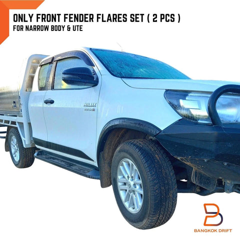 Toyota Hilux Revo Front Set Slim Ute Fender Flares (2015-2020)