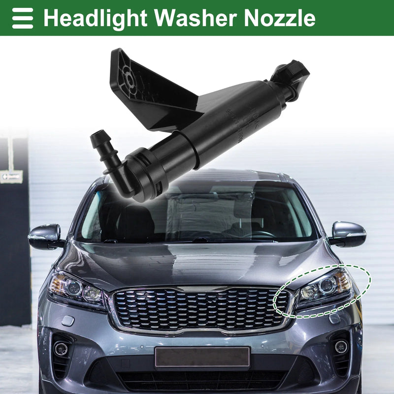 Hyundai Santa Fe Front Driver Side Headlight Washer Nozzle (2013-2018)