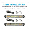 Truck Beacon Light 48 LED Amber Strobe Flashing Grille Lightbar