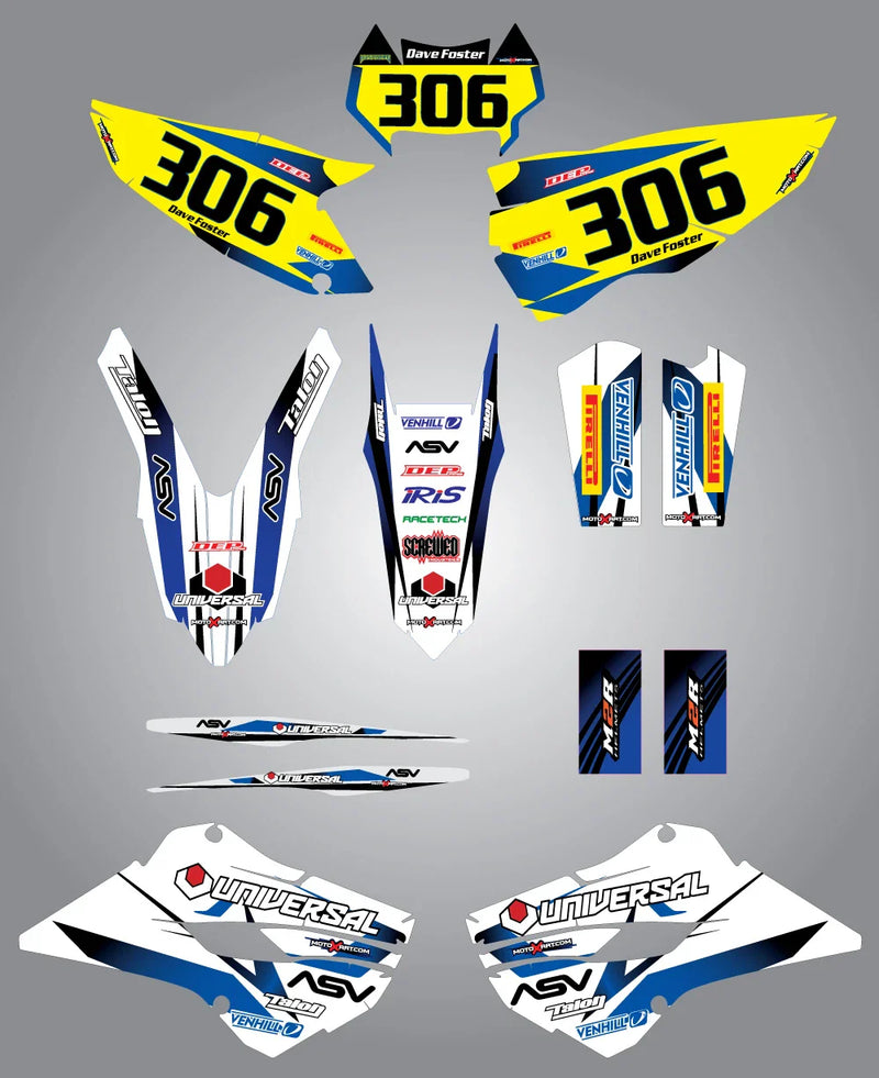Husaberg FE TE (2013-2015) Stickers / Decals Custom Graphic Kit - STORM
