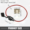 Car 7.5A Mini Blade Style Fuse Set with 16 AWG Holder