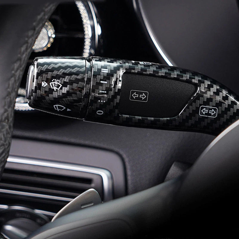 Mercedes Benz GLA Class Carbon Fiber Wiper Switch Lever Trim (2015-2023)