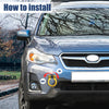 Subaru Gold Tone / Front Bumper Ring Eye Tow Hook Screw /
