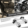 Motorcycles Frame Slider 175mm Anti-Crash Protector Silver Tone