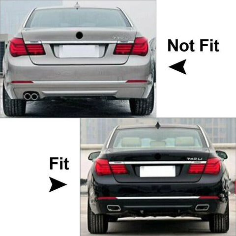 BMW 7 Series Tail Muffler Exhaust Pipe Cover Trim (2009-2014)