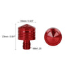 Motorbike Motorcycle 2 x 8mm Mirror Hole Plugs Normal Screw Red