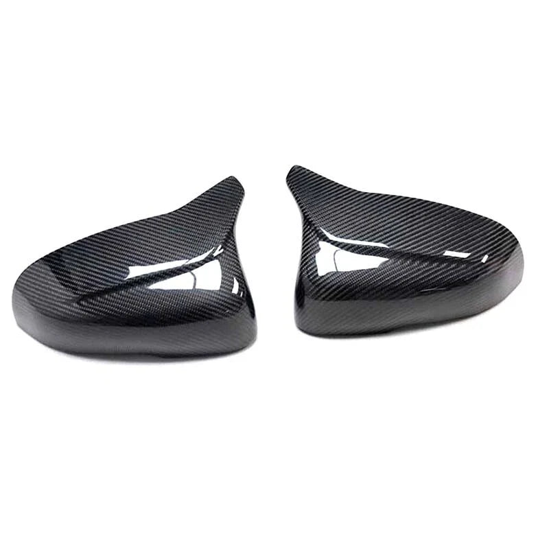 Jaguar XE XF XJ 2015-2018 Carbon Fiber Ox Horn Rearview Mirror Cover Cap
