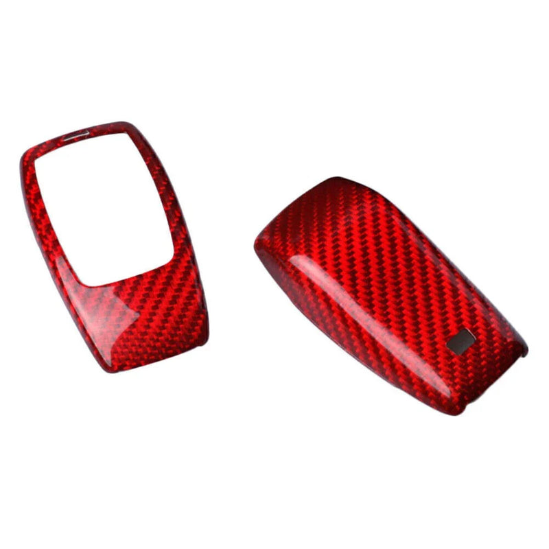Mercedes Benz E-Class W213 Red Carbon Fiber Remote Key Fob Cover