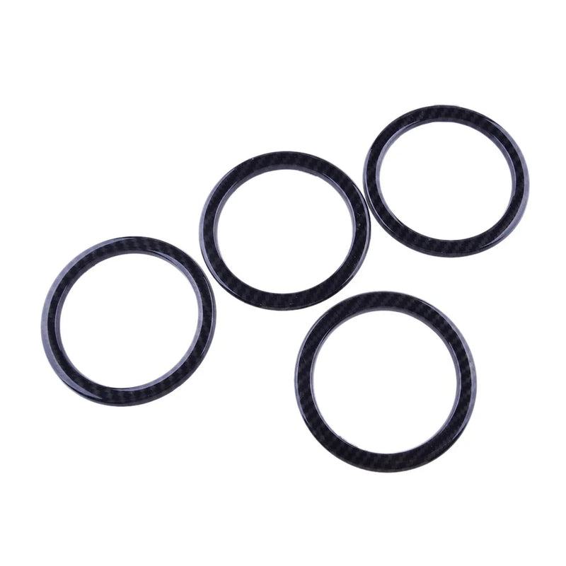 Toyota Tundra 4x Carbon A/C Outlet Ring Covers Trim (2014-2021)