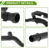 Land Rover LR4 (2010-2016) Metal Rubber Black 1 Pc Heater Hose
