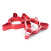 Universal Aluminum Suspension 2 x Red CNC 22mm Fork Preload Adjusters