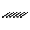 Motorcycle Bike 6pcs M8x45mm Titanium Torx Head Flange Screws