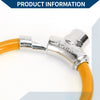 Bike - Orange Portable Anti-Theft Bicycle Lock Mini Ring Cable 46cm