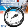 Yamaha Black 2pcs 20ft 236Inch Marine Shift Remote Control Box Cable