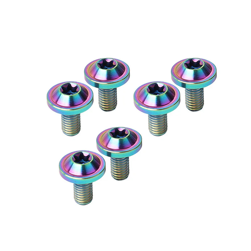 Motorcycle Bike 6 x Alloy Bolts Truss Torx Head Screws M6x25mm