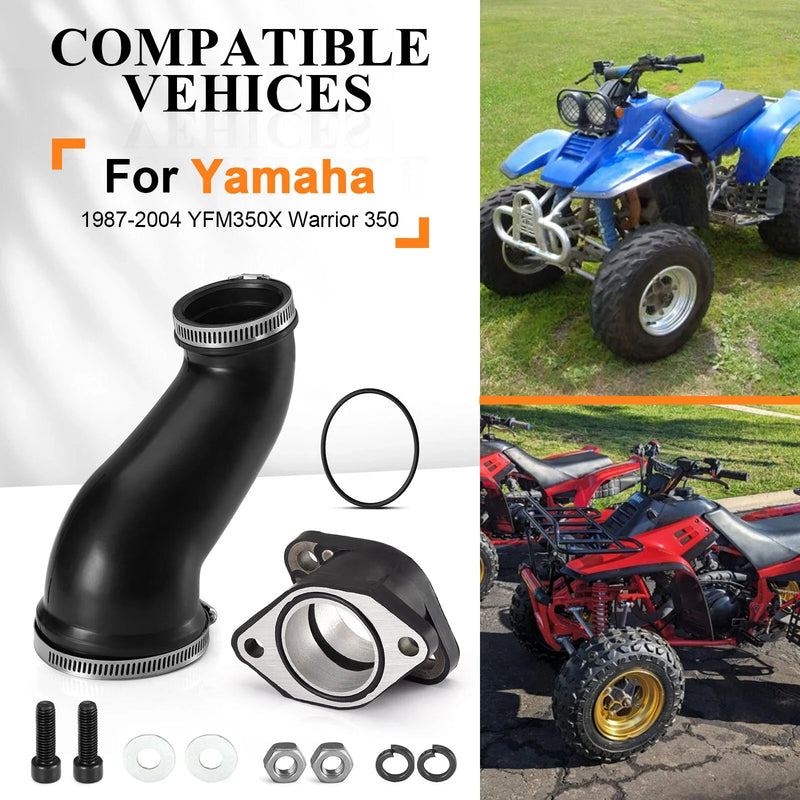 Yamaha Warrior 350 Intake Manifold Boot Joint & Air Box Cleaner (1987-2004)