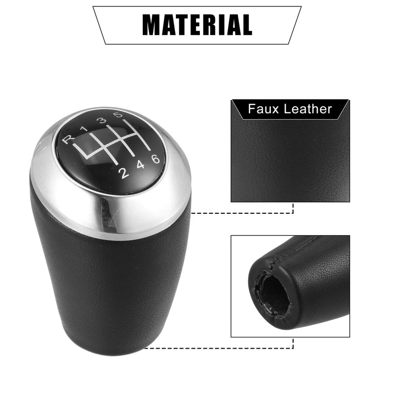 Mazda 6 Faux Leather 6 Speed Gear Shift Knob (2007-2012)