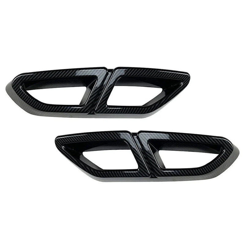VW Passat Carbon Fiber Rear Exhaust Muffler Tail Pipe Cover (16-19)