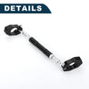 Motorcycle Adjustable Handlebars Black Small Wrench Handle Bracket 1 Set
