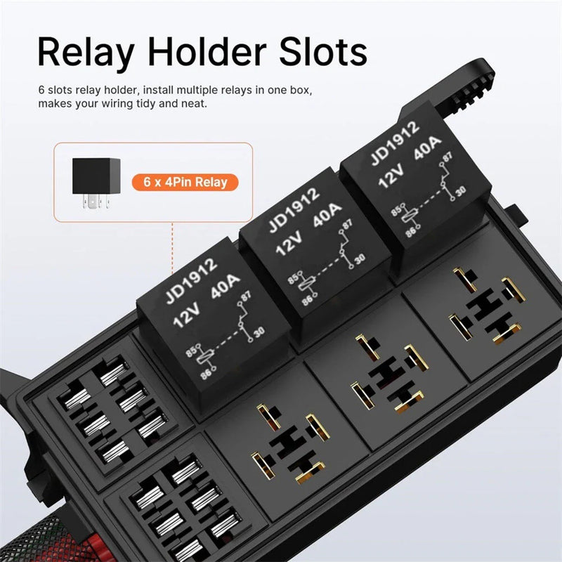 Automotive Car Marine 12V 40A 5-Pin Relay Box (No Year Specified)