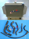 Suzuki Sierra 1.0L 1.3L Aluminum Radiator + Blue Hoses (1981-1996)