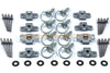 Carenado 8 x Dzus D-Ring Bail Plateado