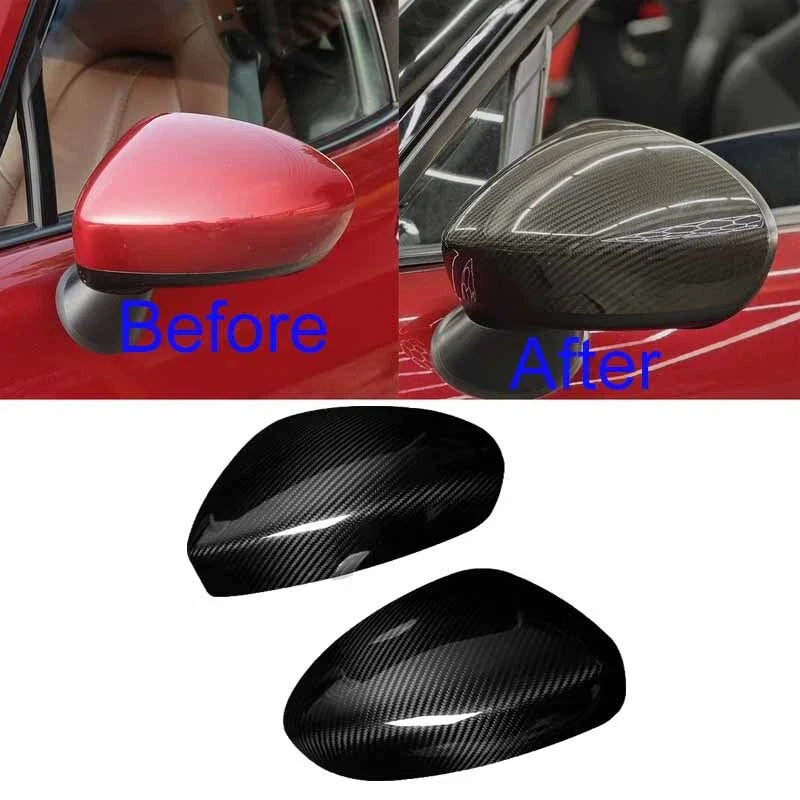 Mazda MX-5 2016-2023 Carbon Fiber Add-on Side Mirror Cover Caps