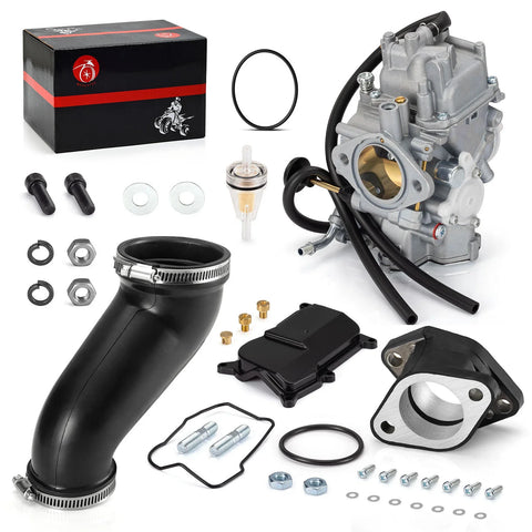 Yamaha Warrior 350 2 x Carburetor + Intake Manifold Boot Joint (1987–2004)