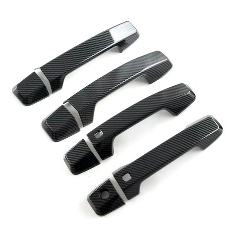 Mitsubishi Triton MV Carbon Fiber ABS Exterior Door Handle Covers (2024)
