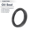 Vehicle Oil Seal 70x90x12mm Nitrile Rubber Rotary Shaft Seal 5 Pcs