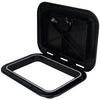 Access Hatch Caravan Boat Locker Black 375x280 with Lock Made in Italy