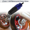 Make Model 16mm Aluminum Alloy Motorcycle Slider Frame Bolt Nut 1 Set Blue