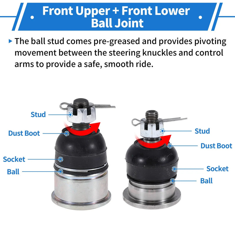 Honda Accord 4 Pcs Ball Joints (1998-2002)