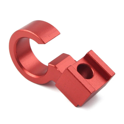 Suzuki DRZ400SM (2005-2022) RED CNC Billet Front Brake Hose Line Clamp