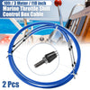 Yamaha Blue 2 x 10ft 118in Marine Type Shift Remote Control Box Cable
