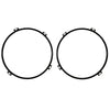 Jeep Wrangler JK 7" Headlight Mount Bracket Ring Black (2007-2018)