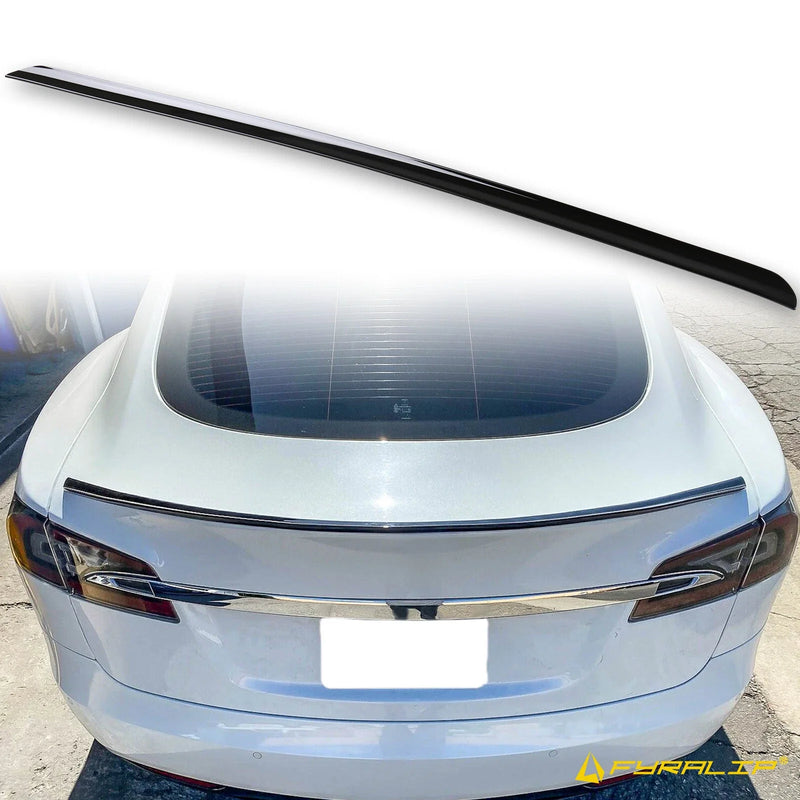 Tesla Model S Sedan Black Boot Lip Spoiler (2012-2017)