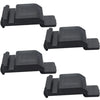 Benz W123 240D 280E 300D 4Pcs Door Lock Striker (1976-1985)