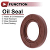 Make Model Oil Seal 35x58x8mm Brown 2 x Seal Ring Rotary Seal FKM Rubber