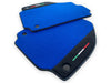Ferrari 488 Spider Alcantara Leather Blue Floor Mats (2015-2020)