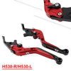 Yamaha TMAX 500 530 560 CNC Red Extendable Brake Clutch Levers (2001-2023)