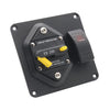 Car SUV 200A Circuit Breaker Panel + Red LED Rocker Switch
