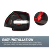 Lexus LX470 Rearview Mirror Cover Overlay Black Carbon Fiber (1998-2007)